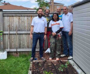 Jonn Blazey left is heading URB inc philanthropic activities which includes connecting others to charitable causes in Chicago