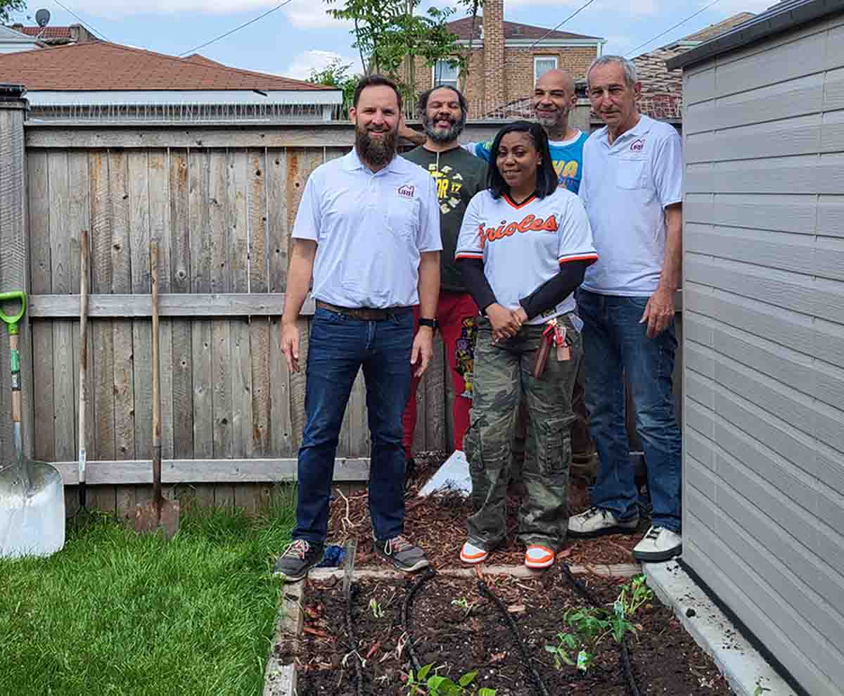 Jonn Blazey left is heading URB inc philanthropic activities which includes connecting others to charitable causes in Chicago