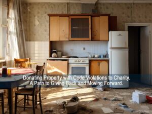 Donating property with code violations